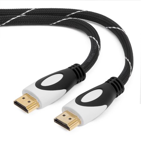 Jumbl High-Speed HDMI Cable 25 Ft Supports 3D & 4K Resolution, Ethernet – Nylon Jumbl High-Speed HDMI Cable 25 Ft Supports 3D & 4K Resolution, Ethernet – Nylon