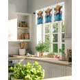 thumbnail image 3 of Highland Cattle Valances for Windows Farmhouse Cow Funny Animal Valance Rod Pocket Light Filtering Short Window Treatments Curtains for Kitchen Bathroom Living Room Bedroom, 1 Panel, 42 x 18 Inch, 3 of 7