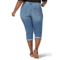 thumbnail image 3 of Lee Women's Plus Size Flex Motion Regular Fit Roll Cuff Capri, 3 of 3