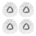thumbnail image 1 of O Cedar Accesorios de repuesto de paño de fregona de fibra triangular (4 piezas), 1 of 10