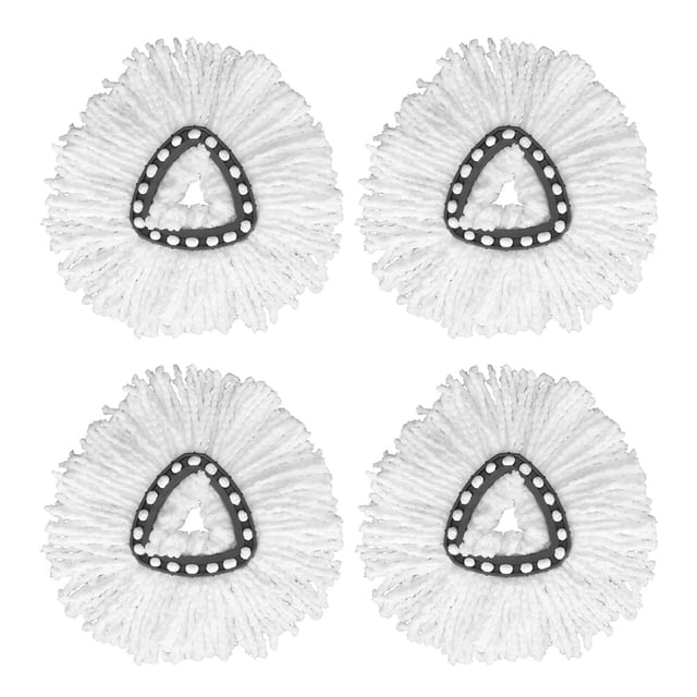 O Cedar Accesorios de repuesto de paño de fregona de fibra triangular (4 piezas)