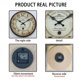 thumbnail image 3 of Reloj de pared de madera con diseño vintage, reloj de pared decorativo for el hogar, reloj de cuarzo silencioso, regalo de vacaciones, 10/12/14/16 pulgadas (sin batería), 3 of 6