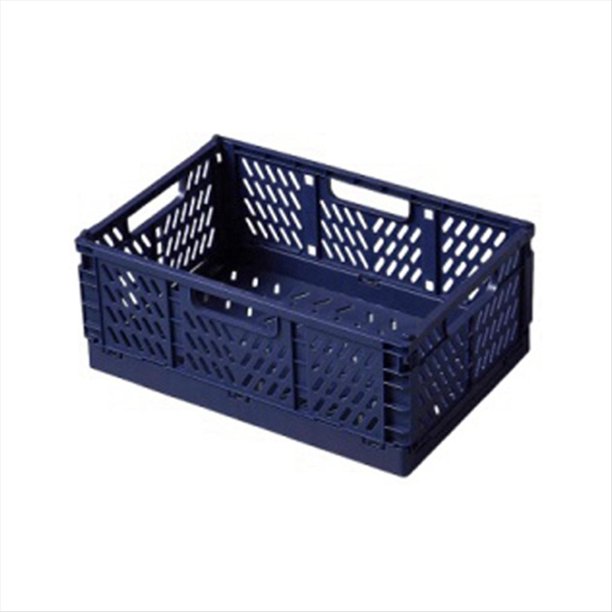 Caja de Almacenamiento Plegable, Cesta, Contenedor de Cosméticos, Soporte de Escritorio, Uso Doméstico, Escritorio Escolar, Caja de Almacenamiento Azul