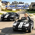 thumbnail image 6 of Xuanlur 12V Power Ride on Toys for Toddlers, Licensed Ford GT Ride on Cars for Kids, Kid Electric Car, Aged 1-5Y, 3 Speed, Black, 6 of 8