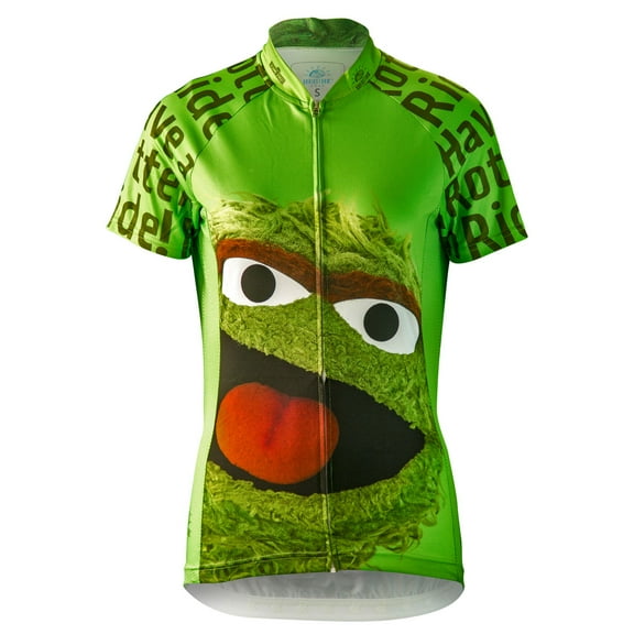 Brainstorm Gear 2015 Women's Oscar the Grouch Cycling Jersey - SSOG-W (Green - S)