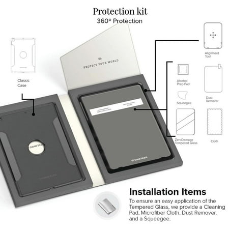 SaharaCase - Classic Case with Glass Screen Protector for Apple® iPad® Pro 10.5" and iPad® Air 10.5" (2019) - Aqua