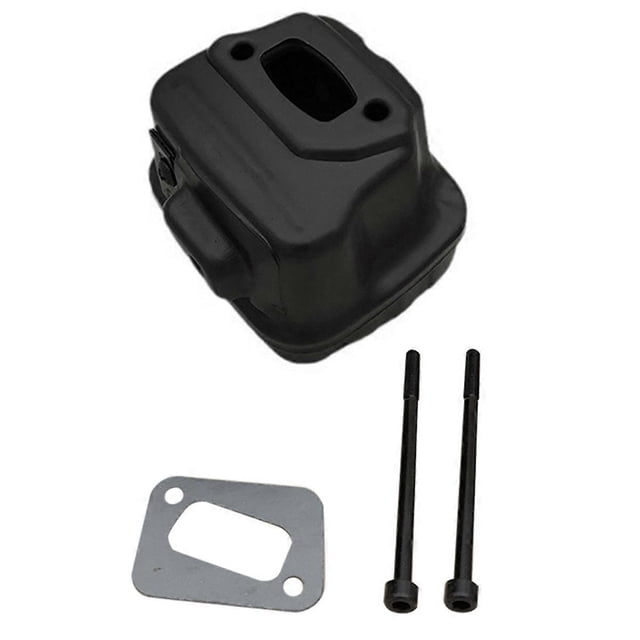 Exhaust muffler with gasket kit compatible with 340 345 346 346XP 350 351 353 high quality chainsaw accessories