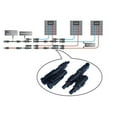 thumbnail image 4 of 1/3/4/5 Conectores de derivación en Y en par MMF + FFM para conexión en paralelo entre paneles solar Tomshoo SH1, 4 of 6