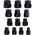 thumbnail image 2 of Juego de 13 llaves de vaso giratorias: extractor de pernos dañados de 3/8" para quitar tuercas de bloqueo de ruedas, 2 of 4