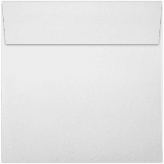 LUXPaper 6 1/4 x 6 1/4 Square Envelopes with Peel & Press, Bright White, 50/Pack