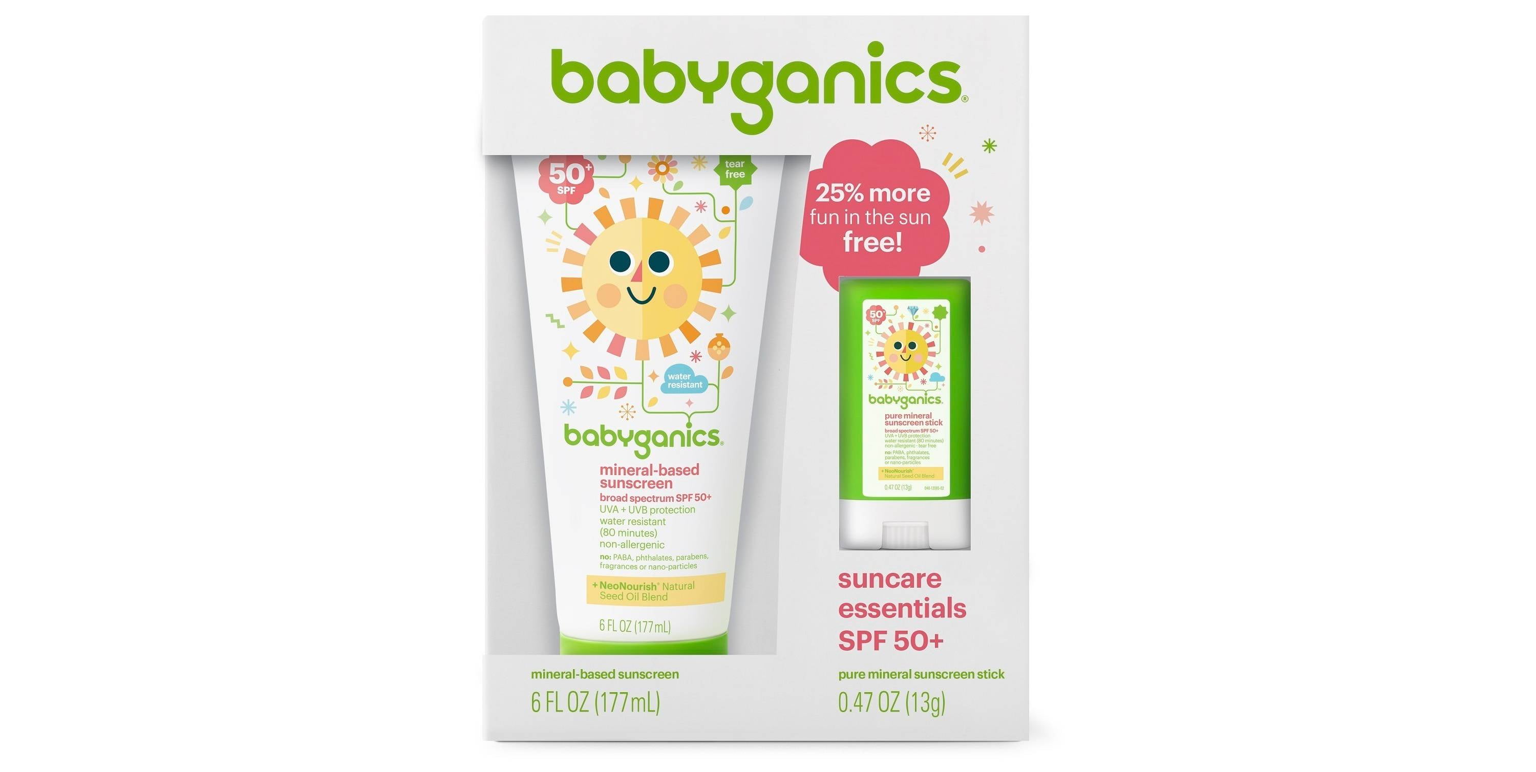 babyganics travel size sunscreen