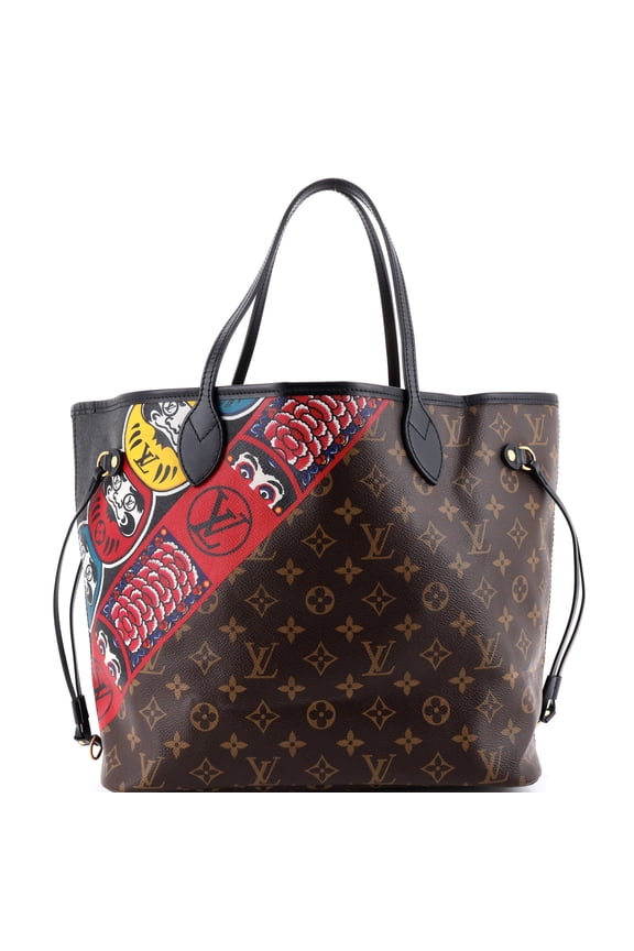 Pre-Owned Neverfull NM Tote Limited Edition Kabuki Monogram Canvas MM By Rebag