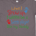thumbnail image 4 of Inktastic Tennis Player like Daddy Boys or Girls Toddler T-Shirt, 4 of 5