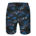 thumbnail image 3 of Goofa Blue Sports Car Printed Mens Swim Trunks Summer Quick Dry Short Beach Swimwear Bathing Suits-X-Large, 3 of 9
