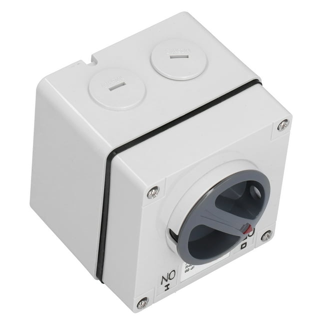 Outdoor Switch Socket, Isolation On Off Buttons Indicators 500V, with High Strength Retardant PC Material, for Safety Lock Hole and Strong Impact