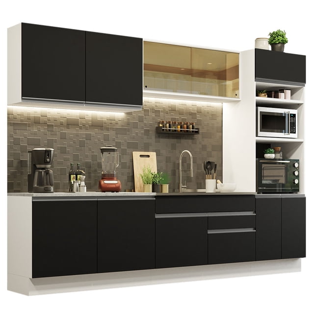 Cocina Integral Completa Modular Madesa Glamy 310cm BN 01