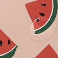 thumbnail image 4 of Hand Drawn Watermelon Slices Shower Curtains with 12 Hooks Waterproof Bathroom Decor 66" x 72", 4 of 6