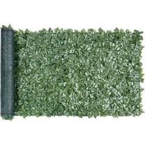ZOPan Faux Ivy Privacy Screen, 118" x 39" Artificial Hedges Privacy Protective & Faux Ivy Leaf Decorative Screen w/Mesh Backing for Outdoor Indoor Garden Balcony Decor, 1PCS
