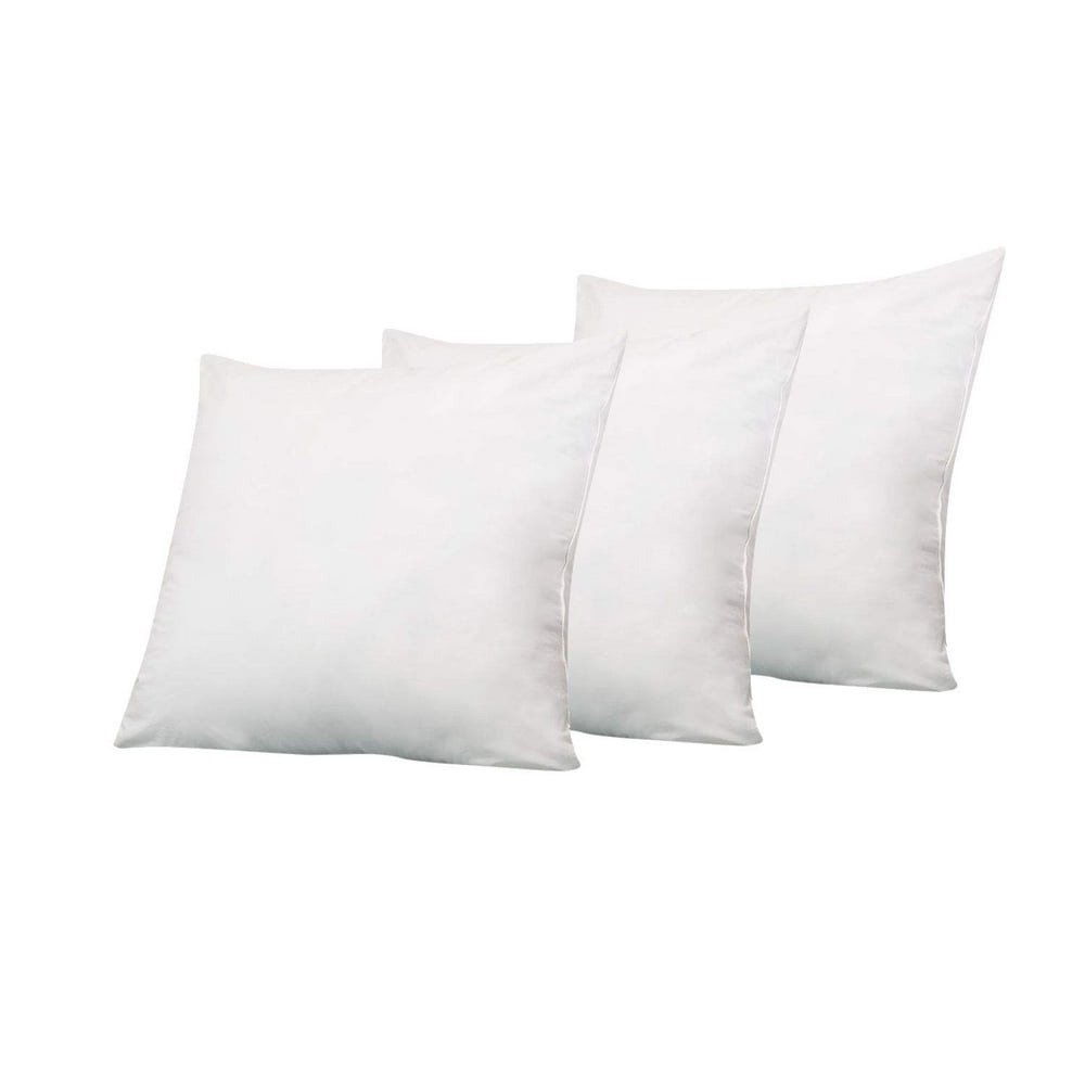 6D Pillow (36 x 36) Set of 3 Pillow Inserts for Decorative Bed Pillow