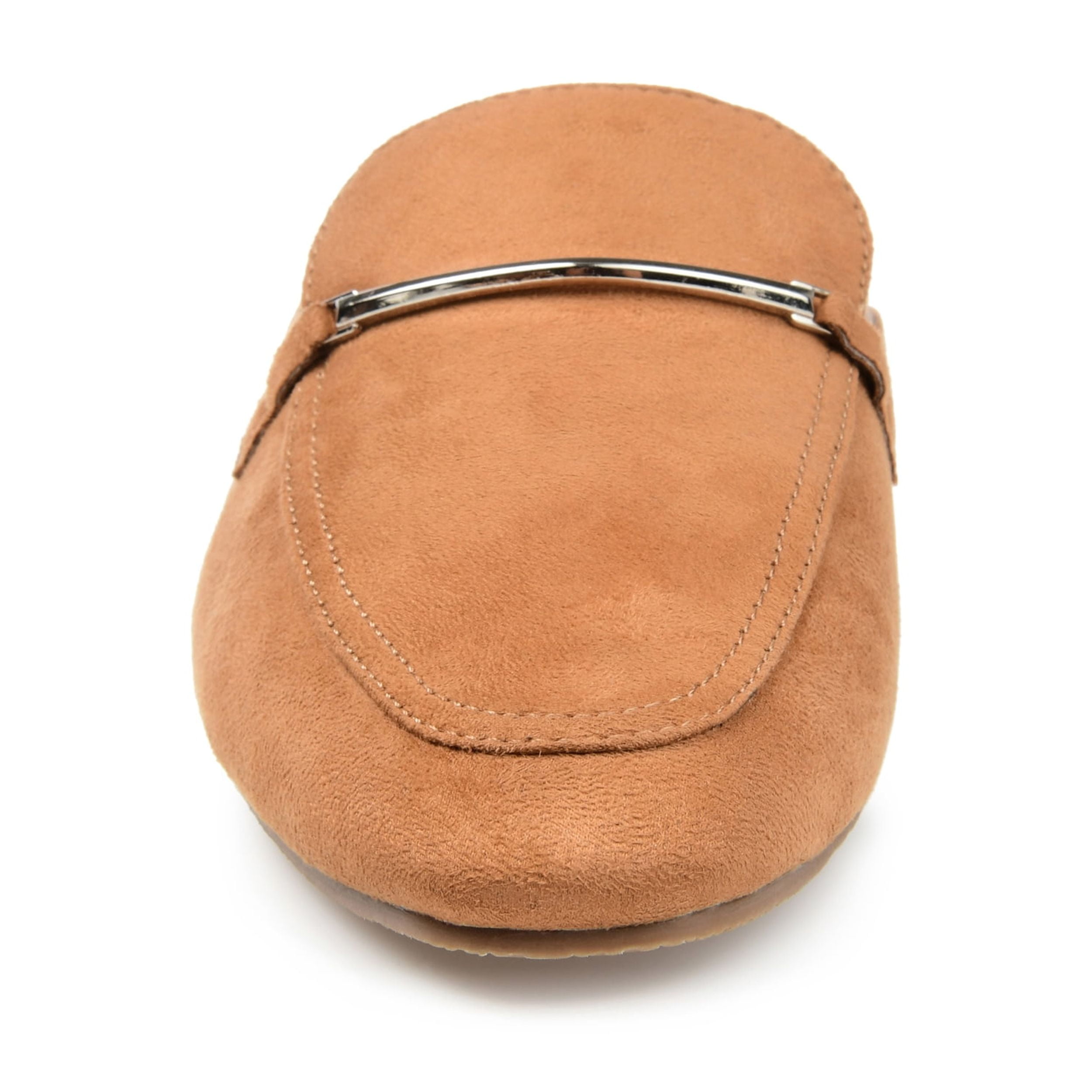 Journee Womens Ameena Slip On Square Toe Mules Flats