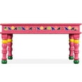 thumbnail image 5 of vidaXL Coffee Table Hand Painted Accent Couch Sofa Table Solid Wood Mango, 5 of 29