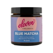 eleven TLC,  Organic Blue Matcha Powder, Caffeine Free, 18 Servings