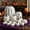 White-Free Size, variant on zhmrfg Halloween Pumpkin Model Set Christmas Decoration Foam Pumpkin Scene Ornament Seasonal Display DIY Home Party Table Top Decor Spooky Halloween Warm Xmas Holiday Theme Reusable