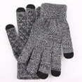 thumbnail image 2 of Clearance! Baberdicy Womens Knitted Piled Thickened Thermal Gloves Winter Warm Gloves Purple, 2 of 2