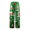 thumbnail image 6 of DHFJKG Womens Fluffy Christmas Pajamas Pants Fuzzy Cartoon Print Sleep Pants Winter Warm Pj Bottoms Loose Fit Elastic Waist Comfort Trousers, 6 of 8
