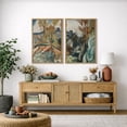 thumbnail image 2 of Framed Canvas Wall Art Set of 2 Abstract Country Landscape Prints for Living Room Decoration - 16"x24"x2 NATURAL, 2 of 8