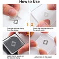 thumbnail image 4 of 1Sheet Diamond Silicone Clear Stamp Seals for Thanksgiving Christmas Holiday Card and DIY Scrapbooking Journal, 4 of 9