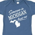thumbnail image 4 of Inktastic Someone in Michigan Loves Me Boys or Girls Baby Bodysuit, 4 of 5