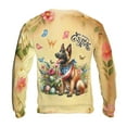 thumbnail image 2 of Belgian Malinois Celebrates Spring and Enjoys a Happy Easter All Over Print 3D Sweatshirt Unisex Merch Sheepdog Dog Lover Gifts - 02001, 2 of 6