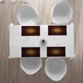 thumbnail image 3 of Ambesonne Mandala Place Mats Set of 4, Spiritiual Culture, Standard Size, Chestnut Brown Yellow, 3 of 4