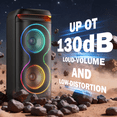 thumbnail image 4 of JAUYXIAN Large Party Speaker, Big Outdoor Speaker Bluetooth with DJ Lights for Singing Party, 4 of 15
