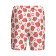 thumbnail image 2 of Lsque Strawberry Flower Mens Sleep Pajama Shorts,Short Pajama Pants, Cotton Ultra-Soft Knit-XX-Large, 2 of 9