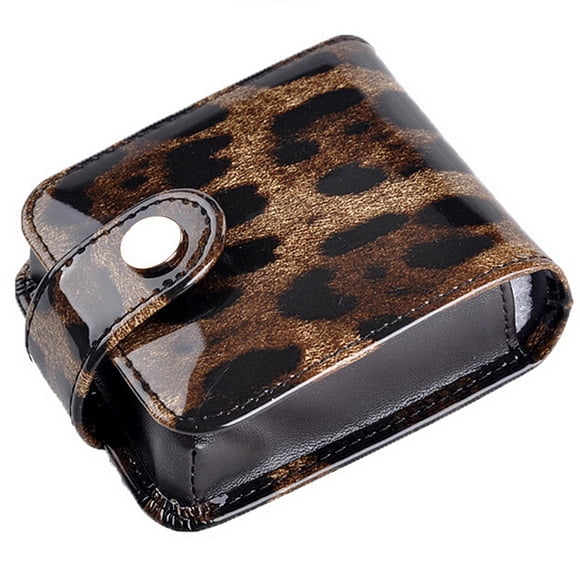 kilofly Étui à Rouge à Lèvres Double en Cuir Véritable Porte-Maquillage + Boîte Cadeau