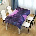thumbnail image 4 of Yayeee Tablecloths 54" x 54" Rectangle Wrinkle Resistant Party Table Cover, Pink Road, 4 of 8