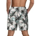 thumbnail image 4 of Fotbe Hawaii Palms Men’s Swim Trunks Quick Dry Swim Shorts Board Shorts with Mesh Lining-3X-Large, 4 of 9