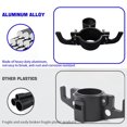 thumbnail image 4 of Trailer Tow Chain Organizer And 7-Way Plugs Holder Heavy Duty Aluminum Metal Rust-Proof Towing Accessory for RV Trailer Hitch Cable Management And Protection, 4 of 8