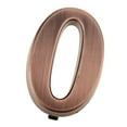 thumbnail image 2 of yuksok Copper Plaque Number House Hotel Address Digits Plate Sign ABS 0 Number 0, 2 of 8