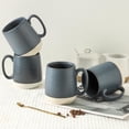 thumbnail image 3 of Juego de tazas de café Hasense Ceramic de 450 ml con asas, color azul oscuro, 3 of 3
