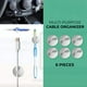 thumbnail image 5 of Abrazaderas para cables, organizadores de cables, gestión duradera de clips, accesorios para abrazaderas adhesivas MFZFUKR YZY730-1, 5 of 5