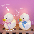 thumbnail image 1 of Lámpara de noche LED para dormitorio de niña, bonita lámpara de noche con forma de patito, adorno para dormitorio, regalo creativo, 1 of 5