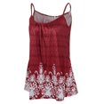 thumbnail image 4 of Túnica de Mujeres Pliegues Plisados Yuyangstore frente Plisado Fresco Corto Red XL, 4 of 8