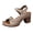 A, variant on Sandals for Women with Ankle Strap Buckle Chunky Mid Heel Open Toe Summer Party Dress Shoes
