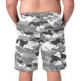 thumbnail image 5 of Dresfit Mens Big and Tall Shorts Camo Plus Size Cargo Shorts 2026 Summer Solid Drawstring Short Pants Loose Wide Leg Vacation Beach Shorts 5XL, 5 of 8