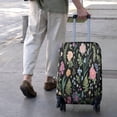 thumbnail image 3 of Pioneer Flower Floral Print Pattern Luggage Cover Fashion Suitcase Cover Baggage Covers Fit 25-28 Inch Luggage (Go Travel), 3 of 5