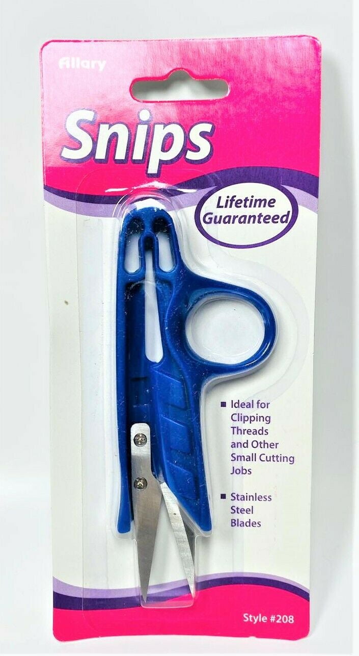 Allary Snips Stainless Steel Blades Scissors, Dark Blue