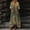 Dresses-164Green, variant on Dresses for Women Rose Floral Print V Neck Oversized Maxi Dress with Pockets Short Sleeve Caftan Dress Boho Beach Dress Vacation Resort Wear Green M
